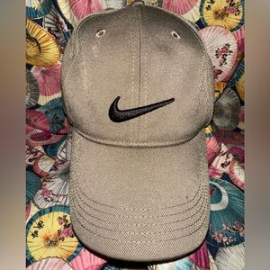 Nike Men's Tan Golf Hat with Black Logo